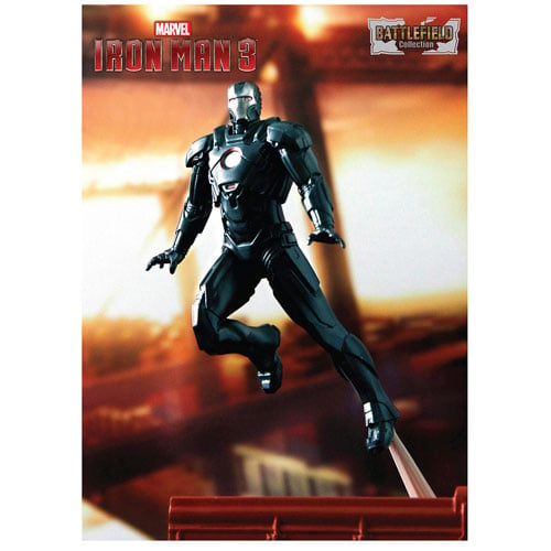 Iron Man 3 Mark 16 Black Stealth Suit Nightclub 1:24 Scale Model Kit
